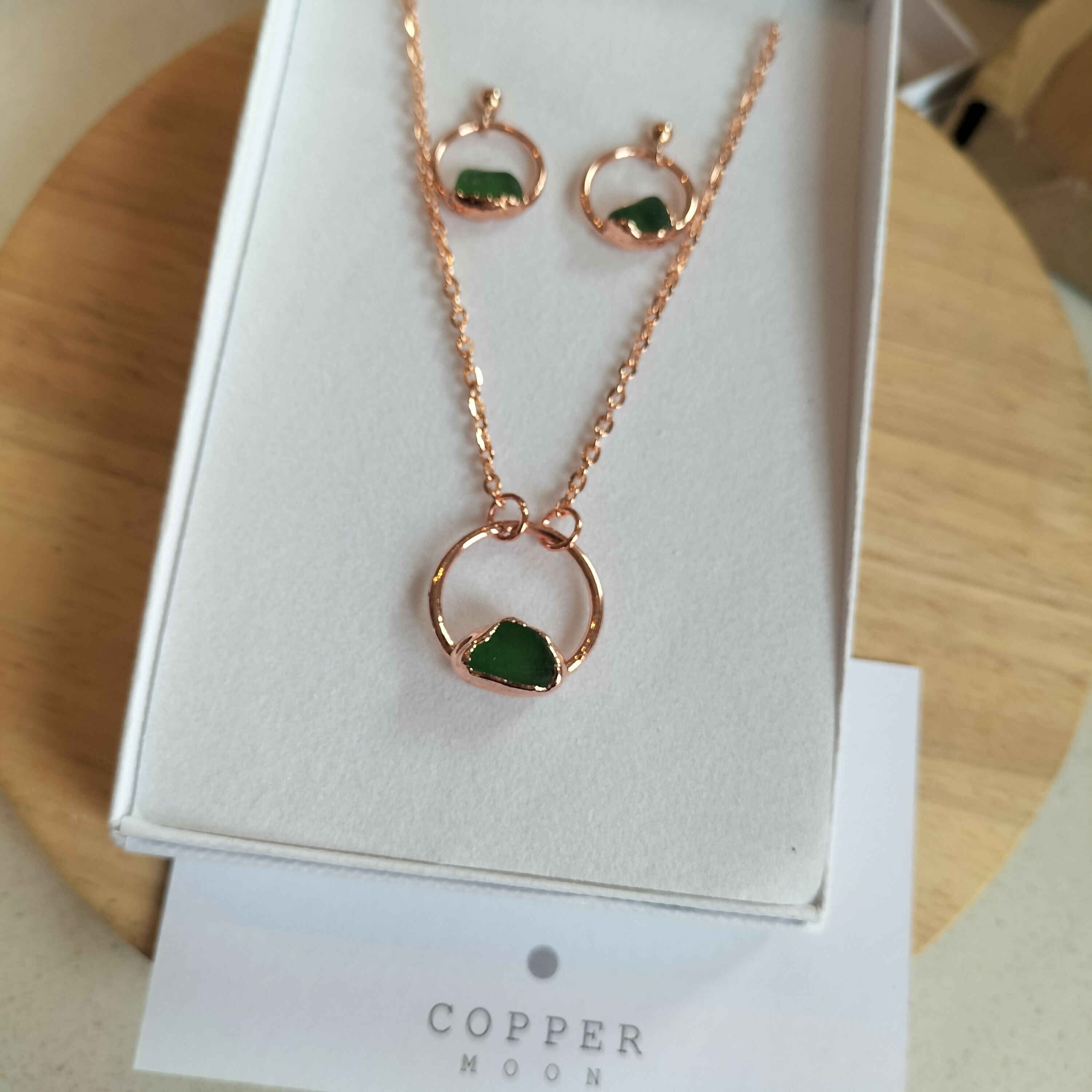 Seaglass Green Moon Giftset