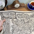 Viking Britain Map Tea Towel