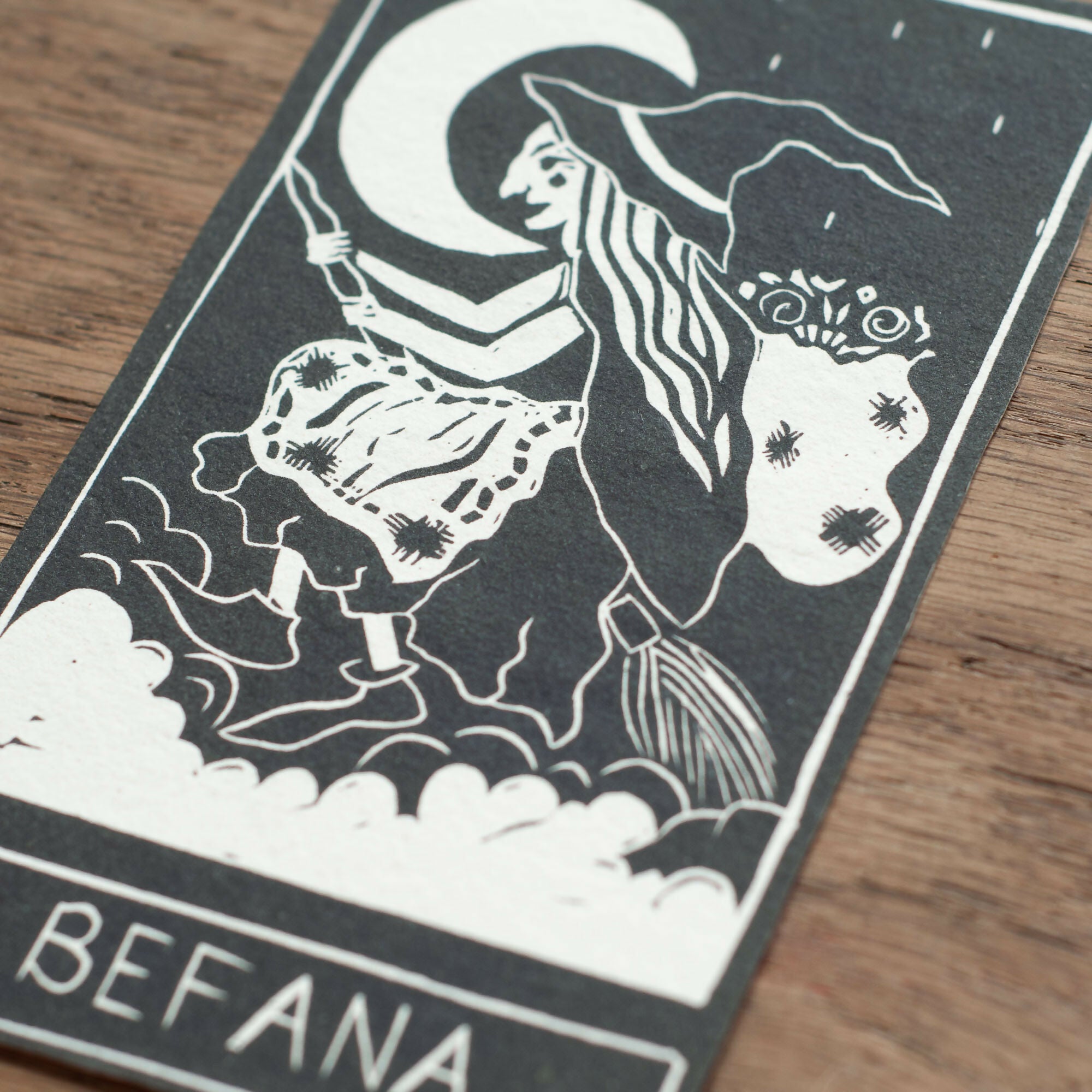 BEFANA WITCH GODDESS ALTAR CARD