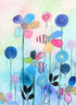 'Flower Petals - How My Imaginary Garden Looks' Original Mixed Media Painting