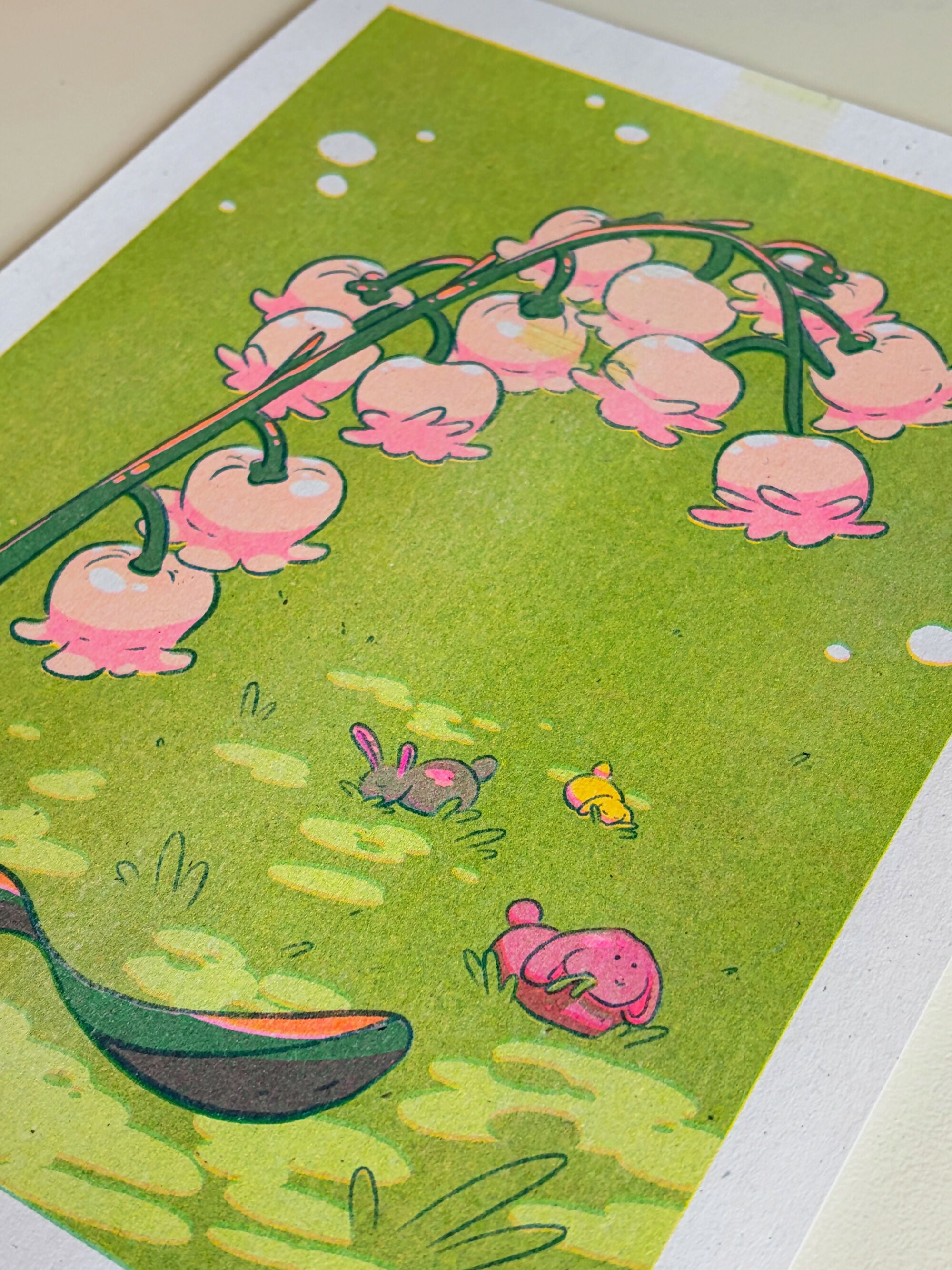 Grazing Riso Print