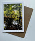 Meanwood Bridge reflection art card