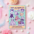 Sticker Sheet - Cat Themed