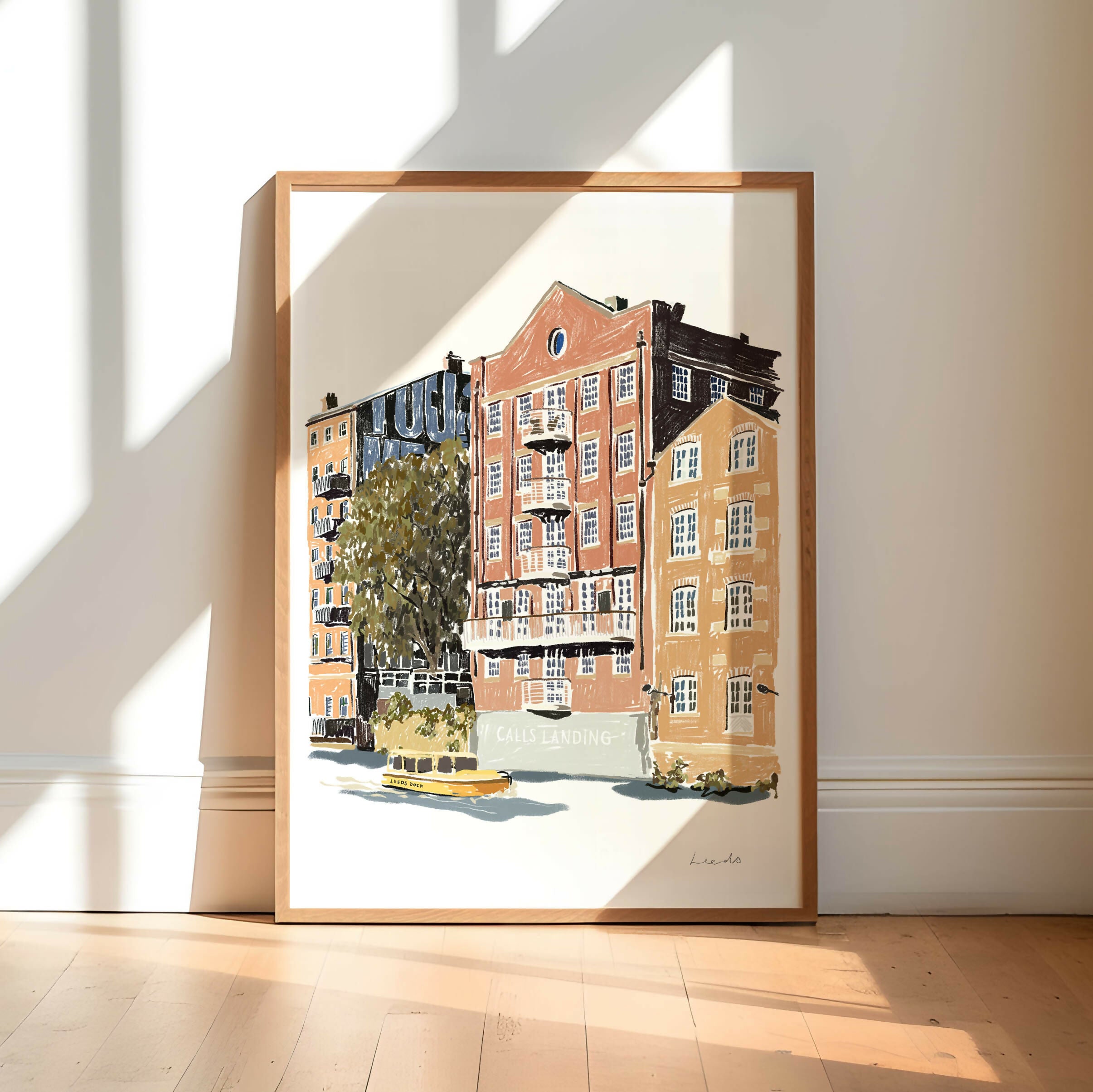 Calls Landing Leeds Art Print