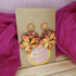 Orange Moulded Flower Polymer Clay Earrings