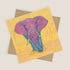 Pink Elephant - Greeting Card