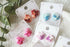 Triple Flower Stud Earrings