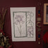 Purple Iris Linoprint