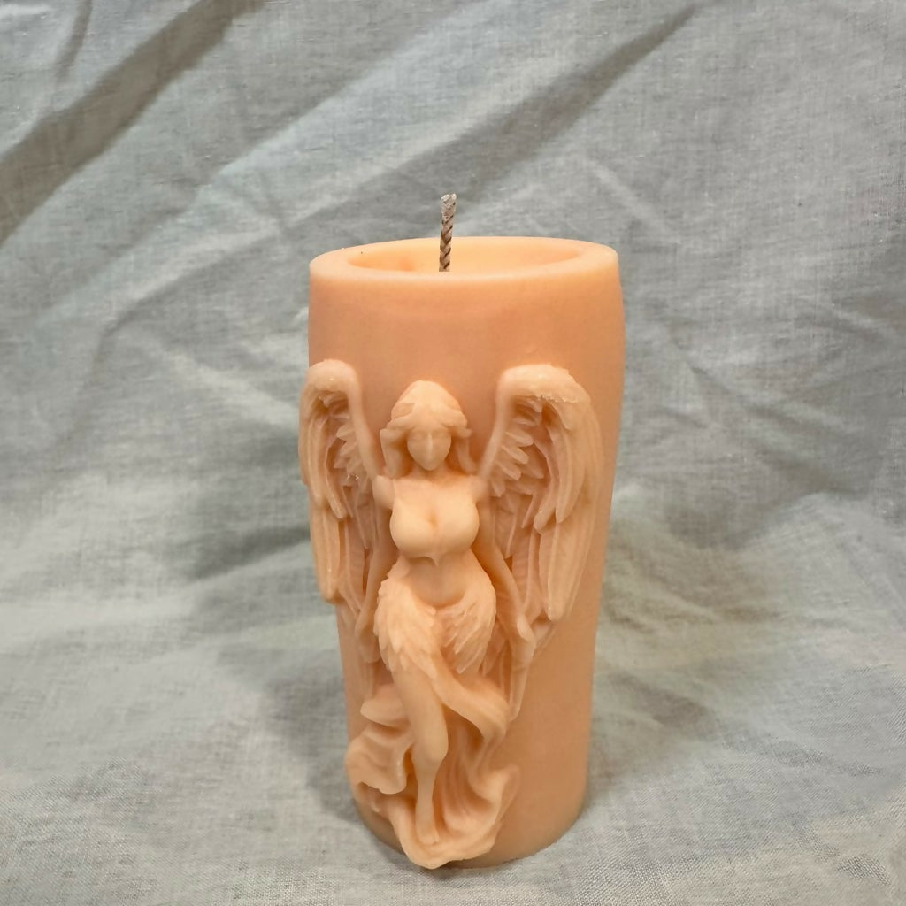 Handmade Sculptural Wax Candle — Reaper & Angel Designs