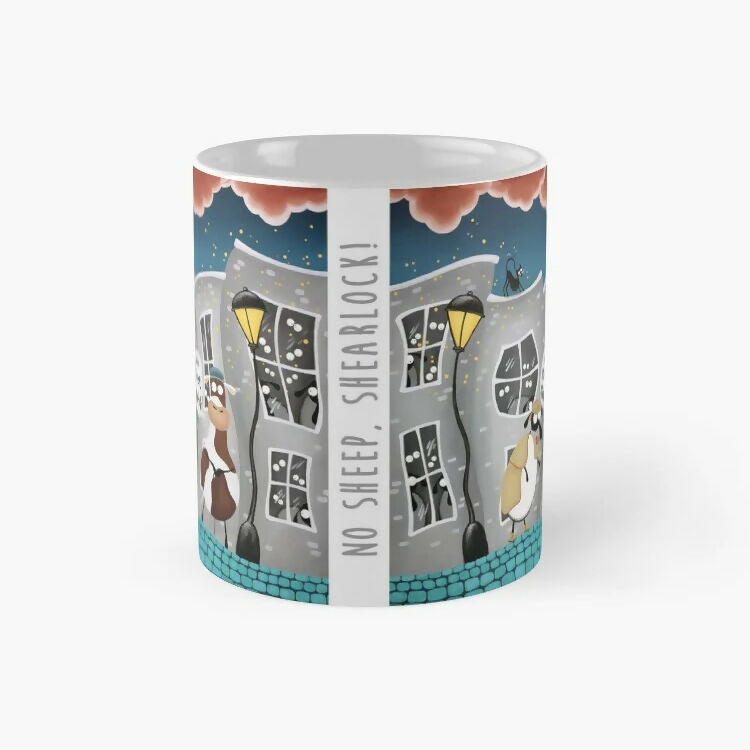 No Sheep, Shearlock! Ceramic Mug