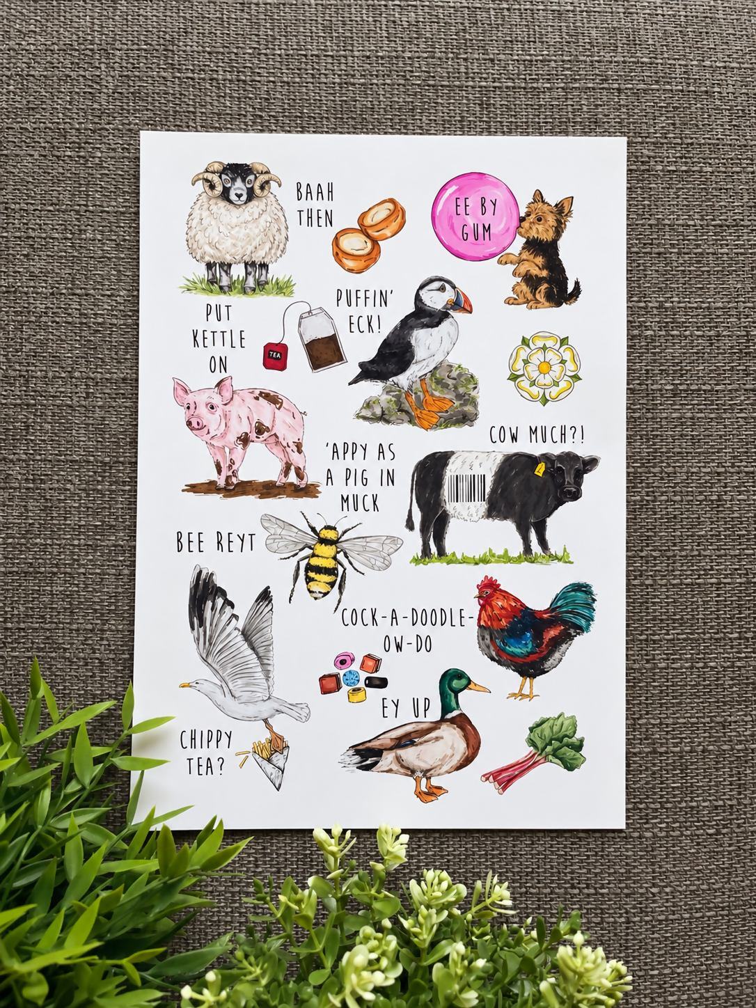 A Reyt Yorkshire Art Print