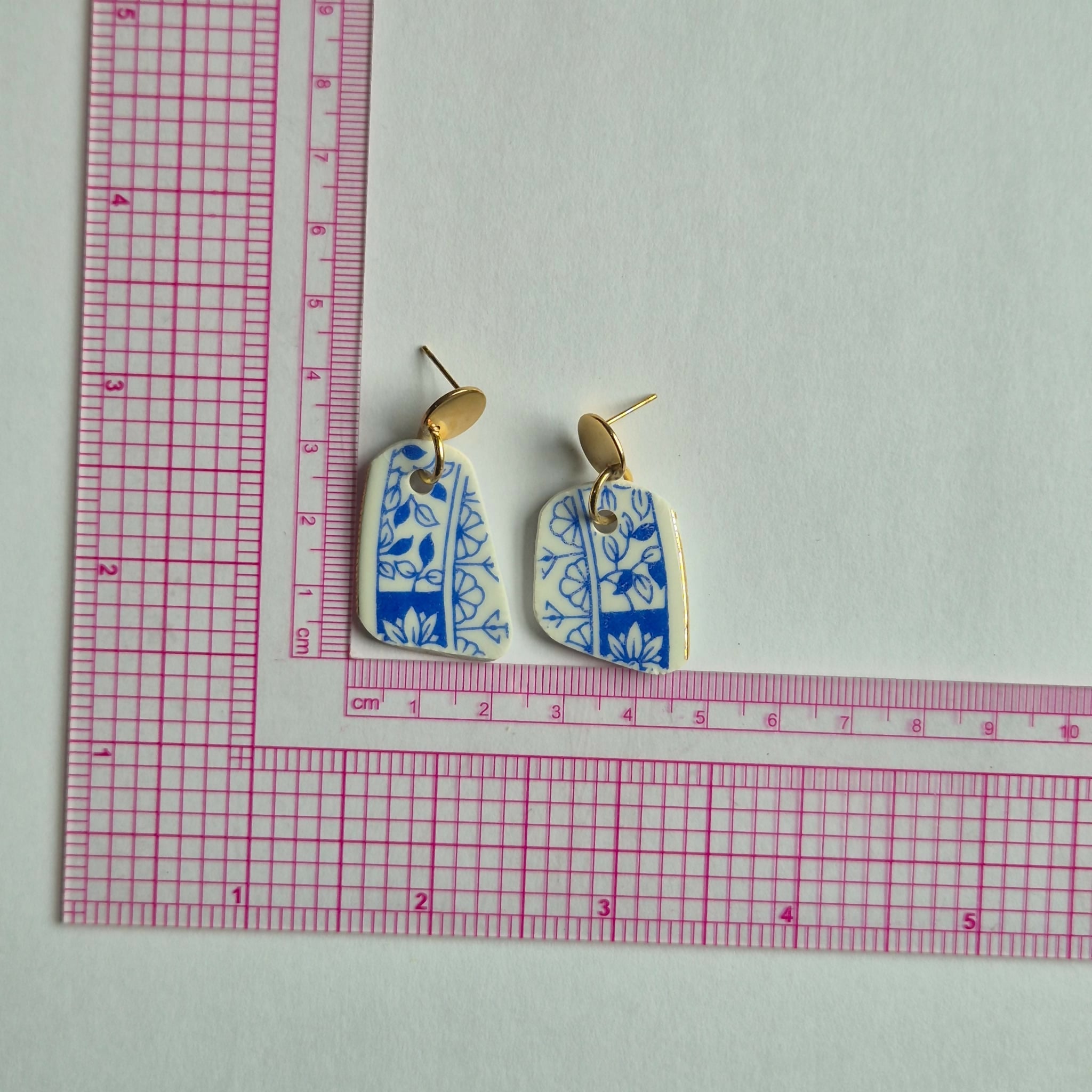 Recycled Ceramic Earring