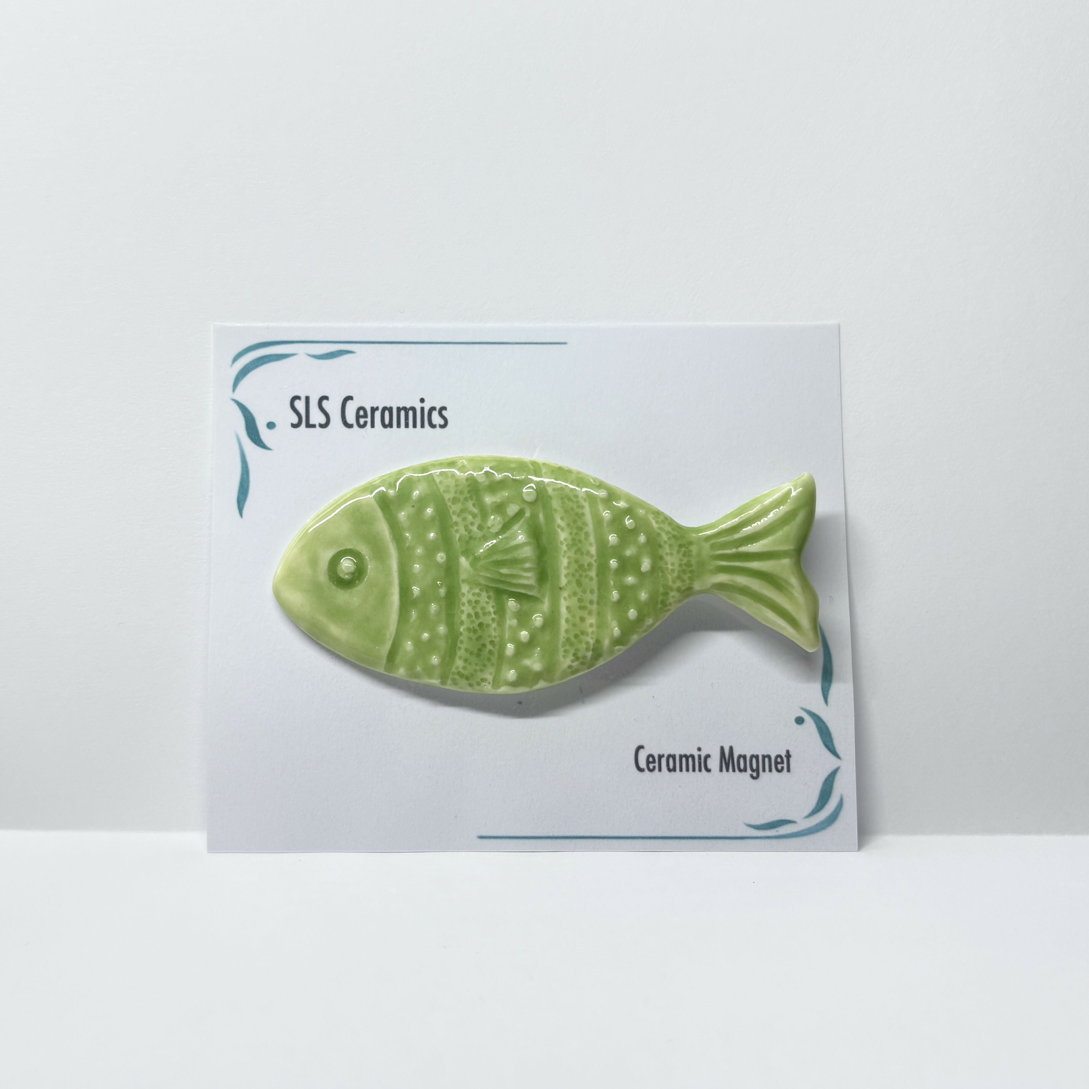 Porcelain Fish Fridge Magnet