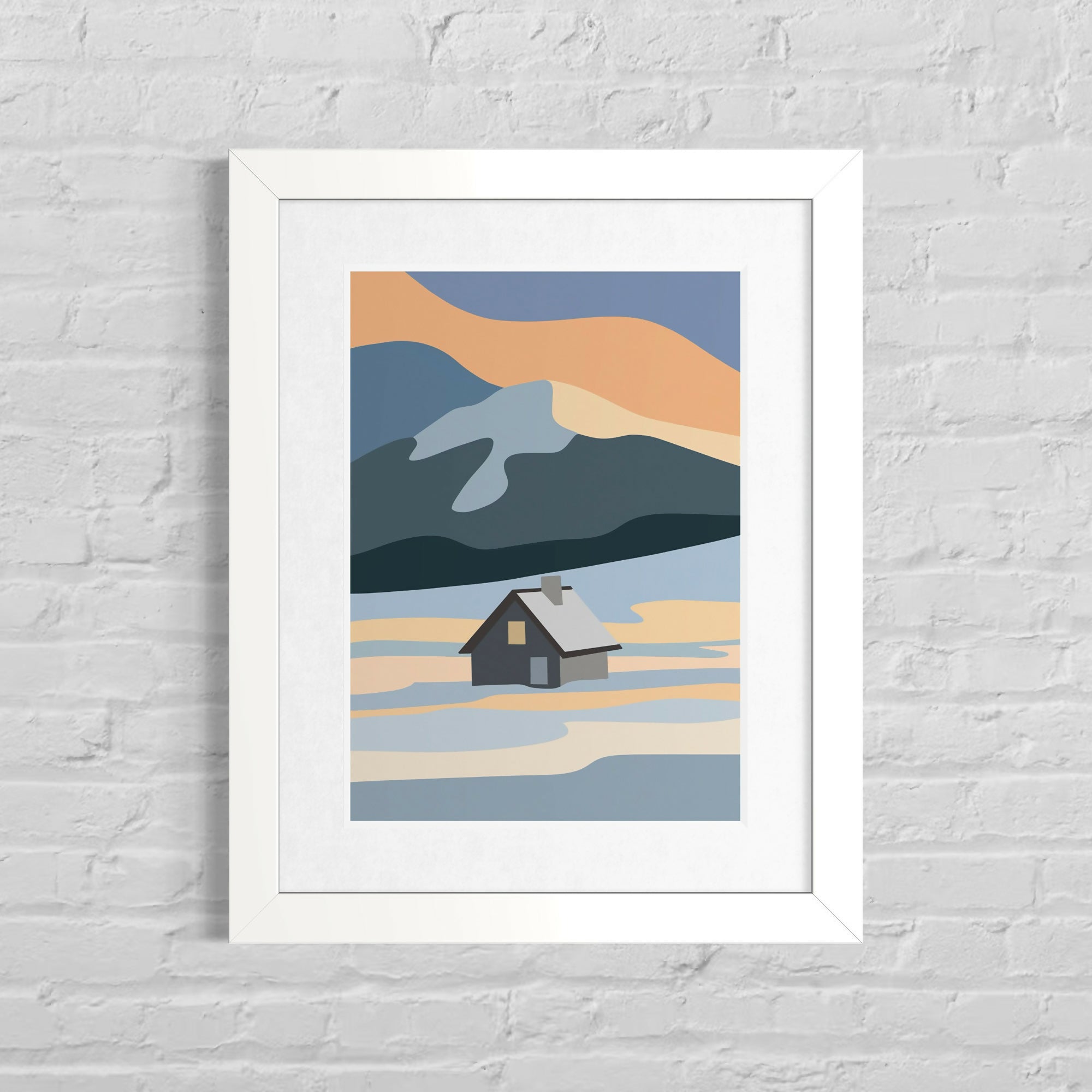 Mountain Sunrise A4 Print