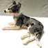 Ceramic Smooth Collie Dog Sculpture