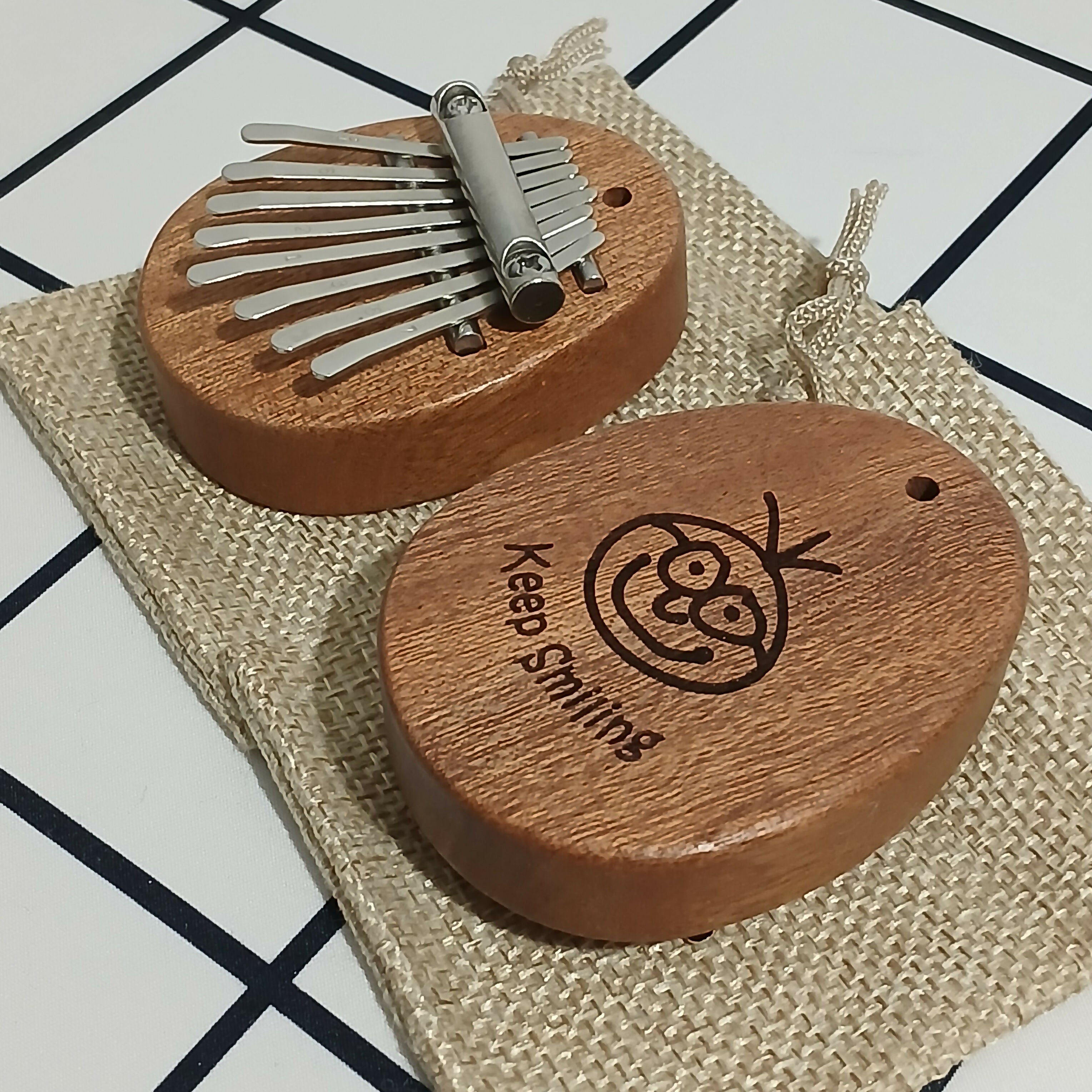 Wooden Thumb Piano Kalimba - Keep Smiling (Boy)