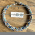Boho Chic Wood Beads Choker/ Handmade Multicolour Necklace with FREE pair of studs