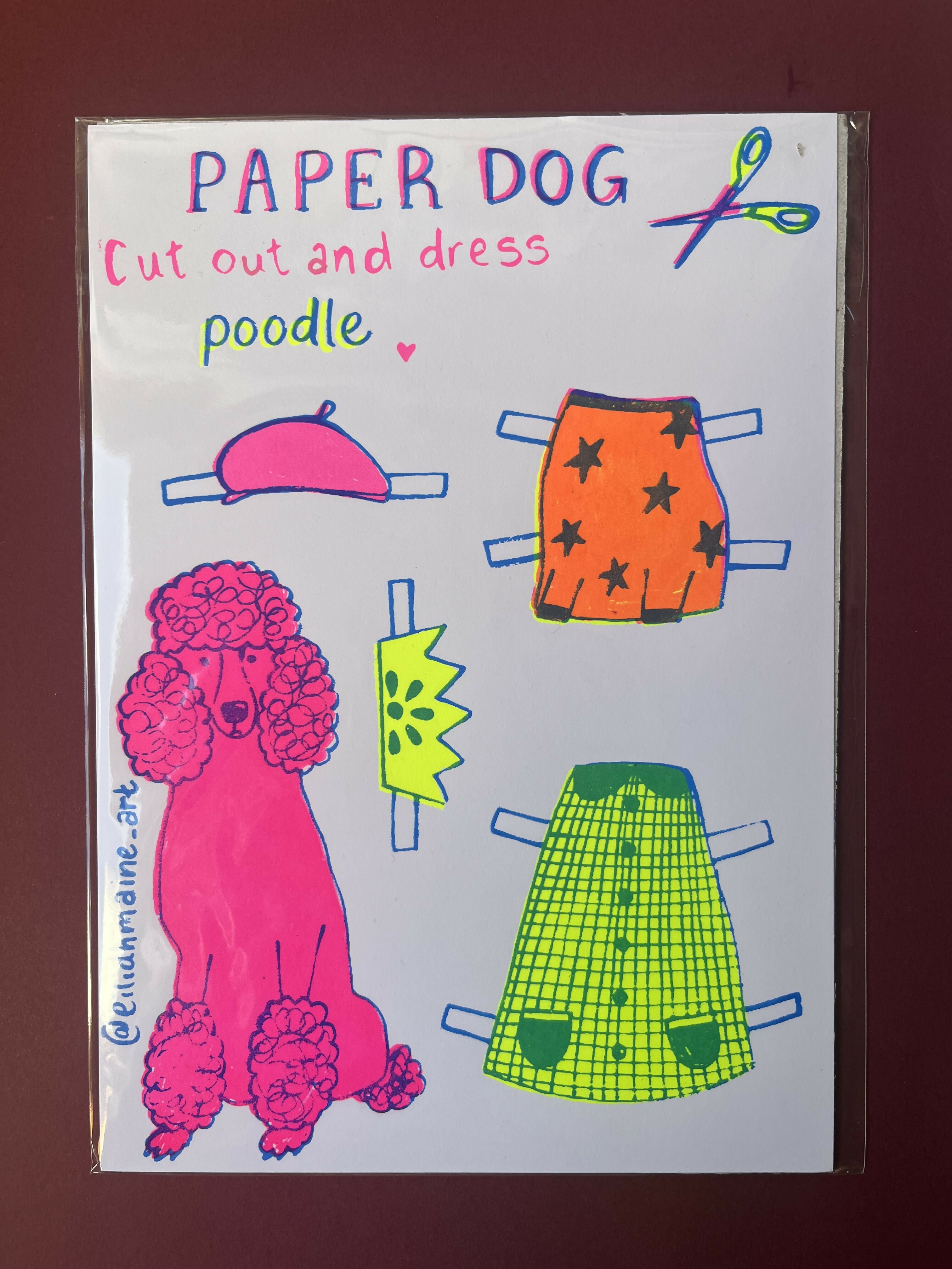 Cut Out & Dress Pet - Poodle