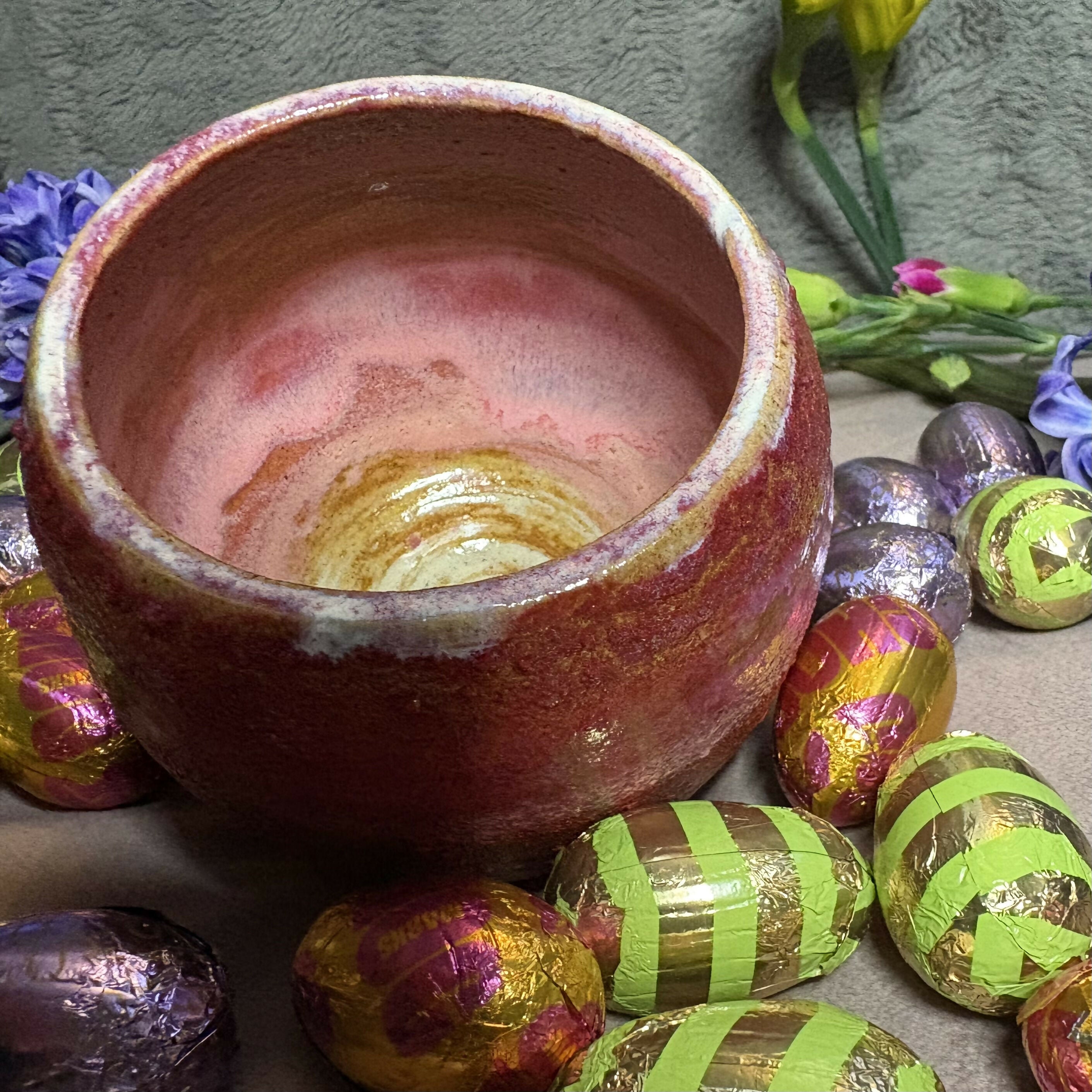 Textured Sunset Bowl