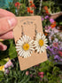 REAL DAISY EARRINGS