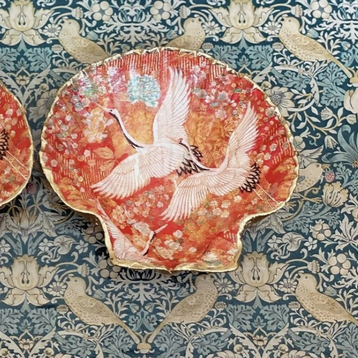 Orange Crane Scallop