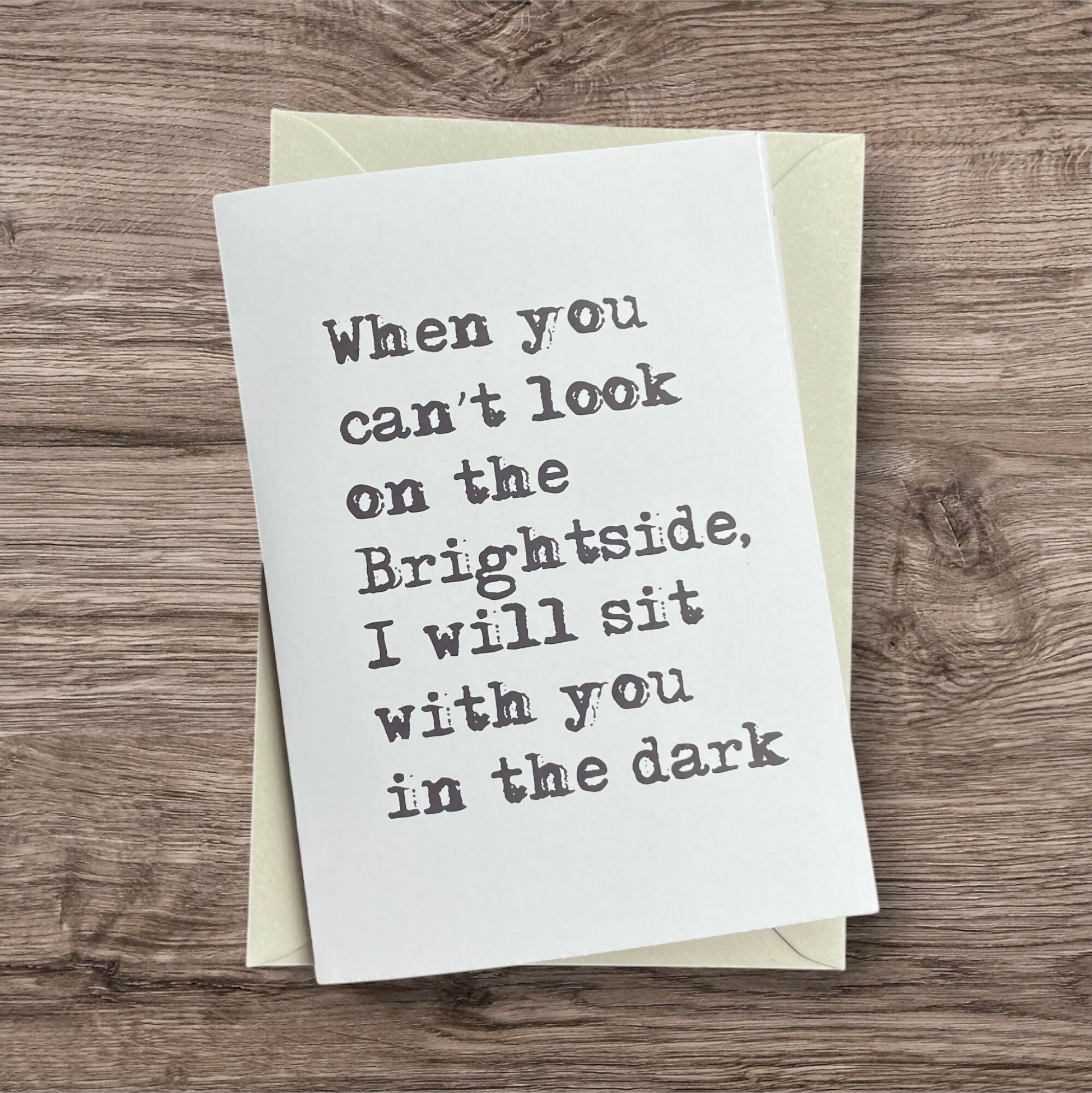 Brightside Card Plain