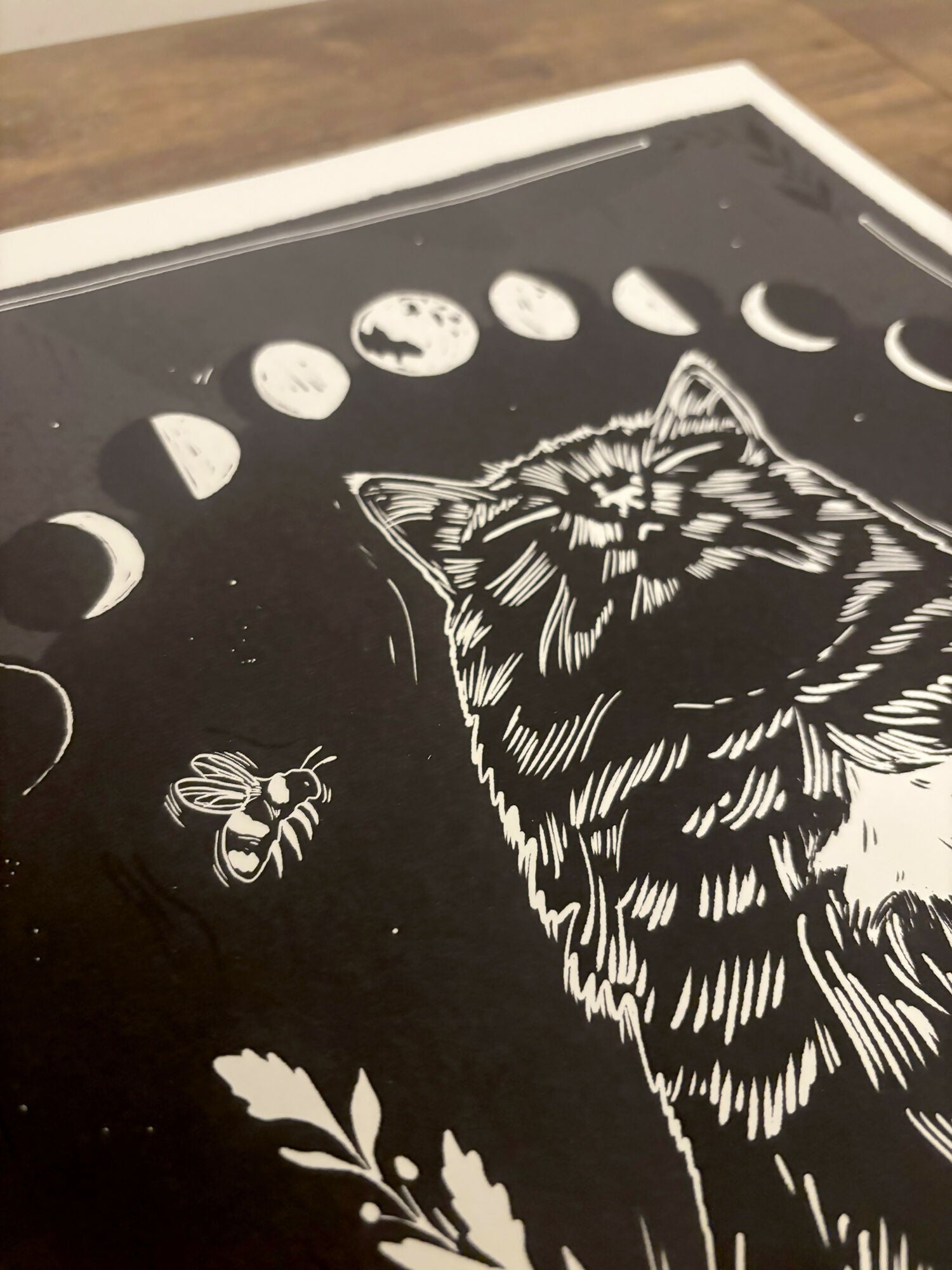 Witch of the Cats / Folklore Feline Art Print A3