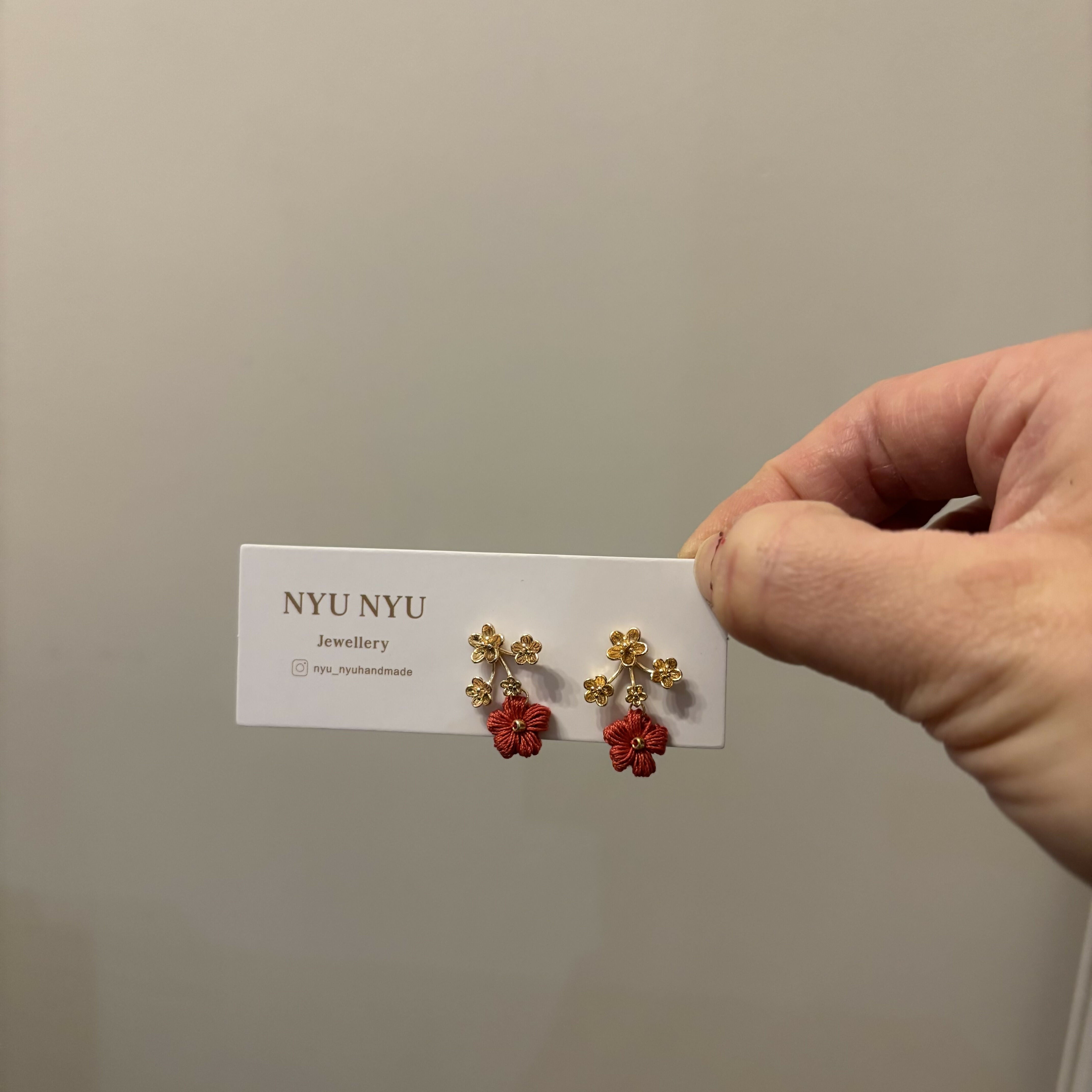 Micro Crochet Flower earrings