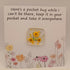 Fused Glass Pocket Hug Card