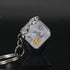 Clear Dice Keychains