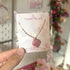 Pink Oval Necklace