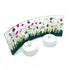Small Fused Glass Flower Meadow Curve (Pinks)