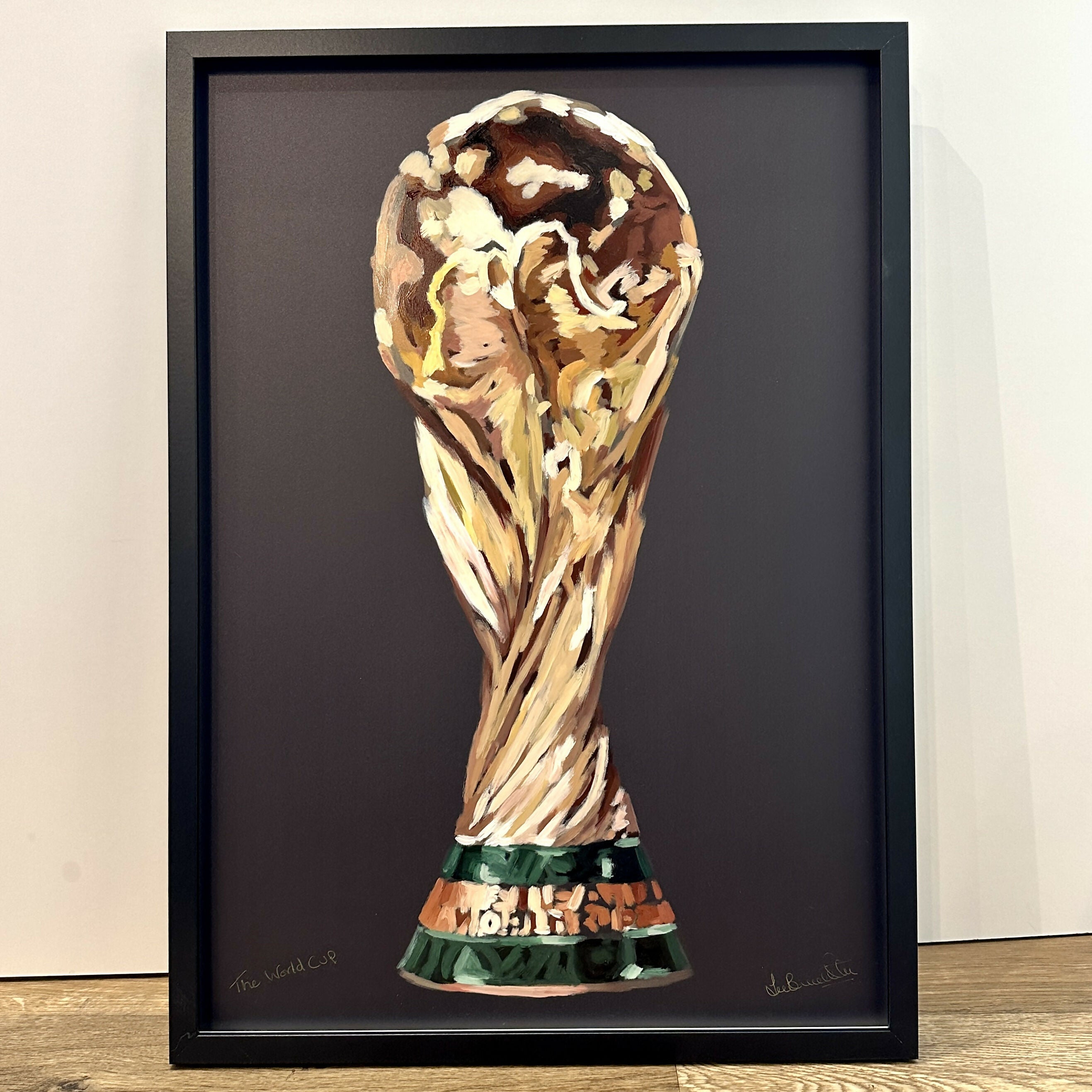 World Cup Original Framed Painting