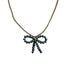 Black Bow Necklace