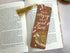 Ginger Tabby Cat Floral Bookmark