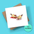 Christmas Geeky Cat Card Reusable - Wrapping Cats