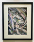 Bucket of Mackerel - Hand finished - Print