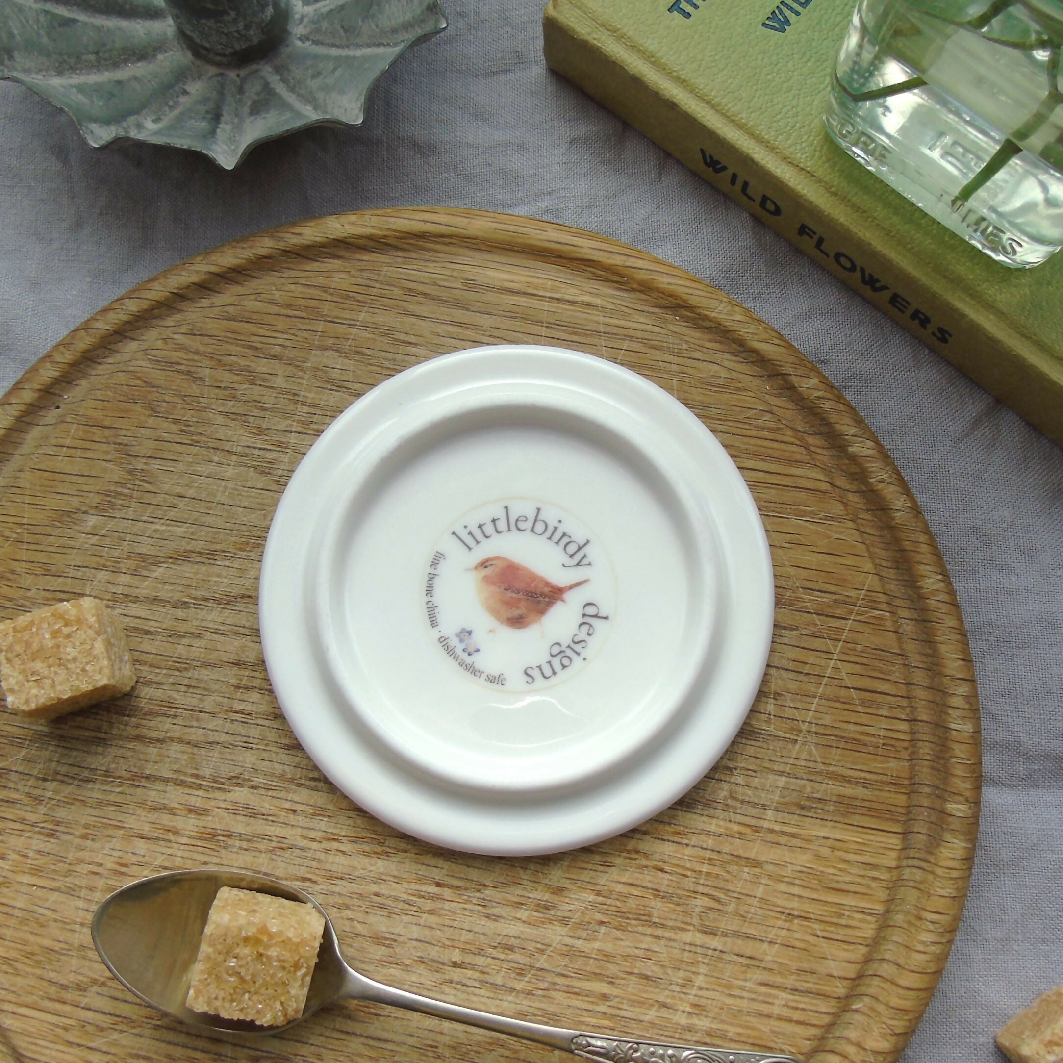 Bluebell and Garden Snail Coaster