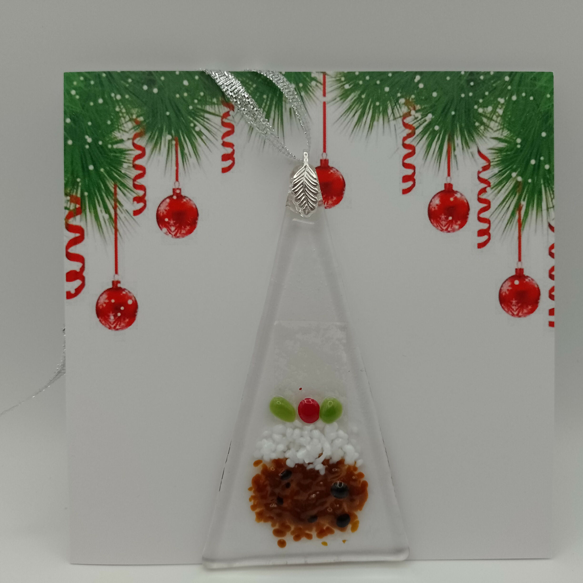 Fused Glass Christmas Card