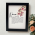 Mothers Day Definition Framed Print - Nana