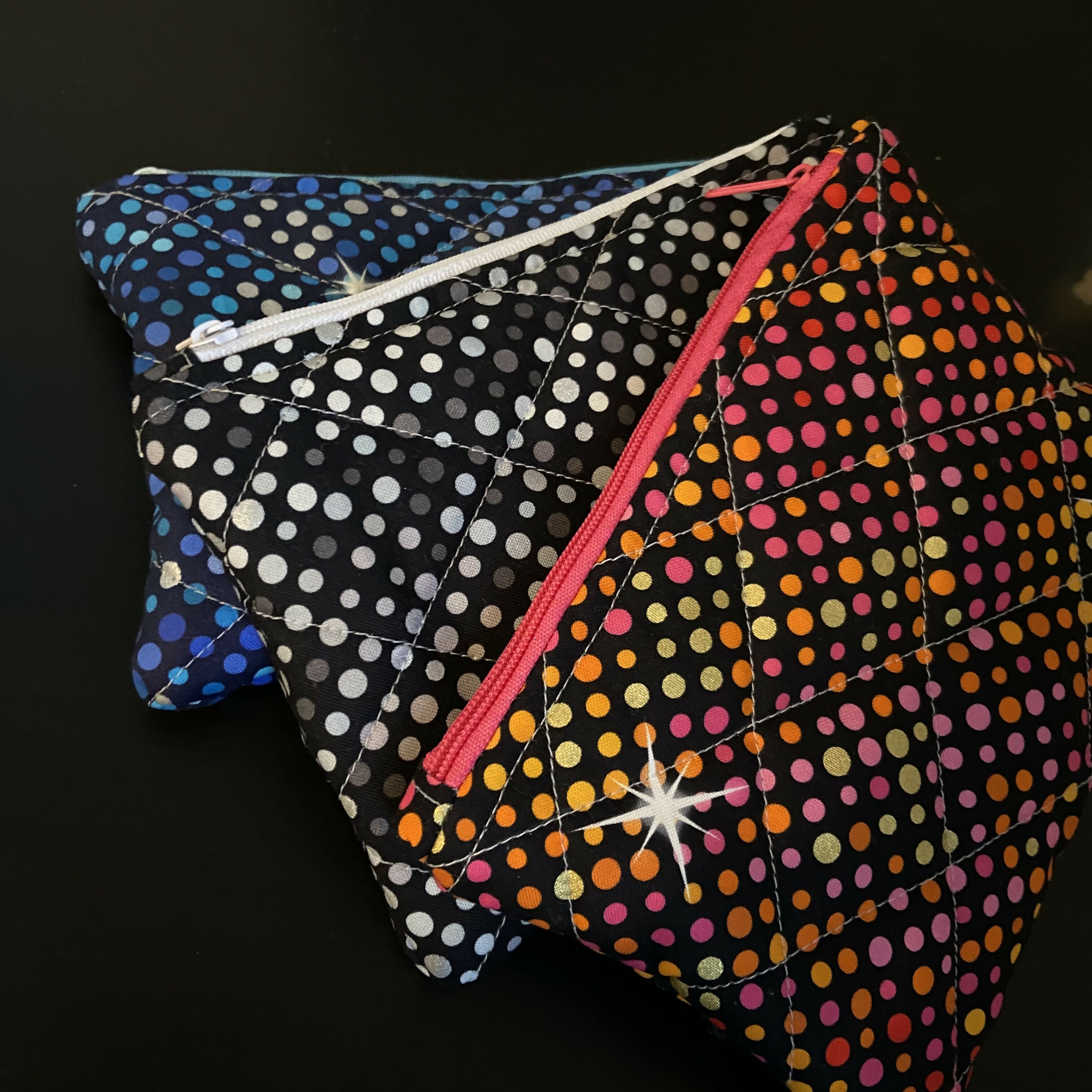 Disco Medium Zipper Pouch