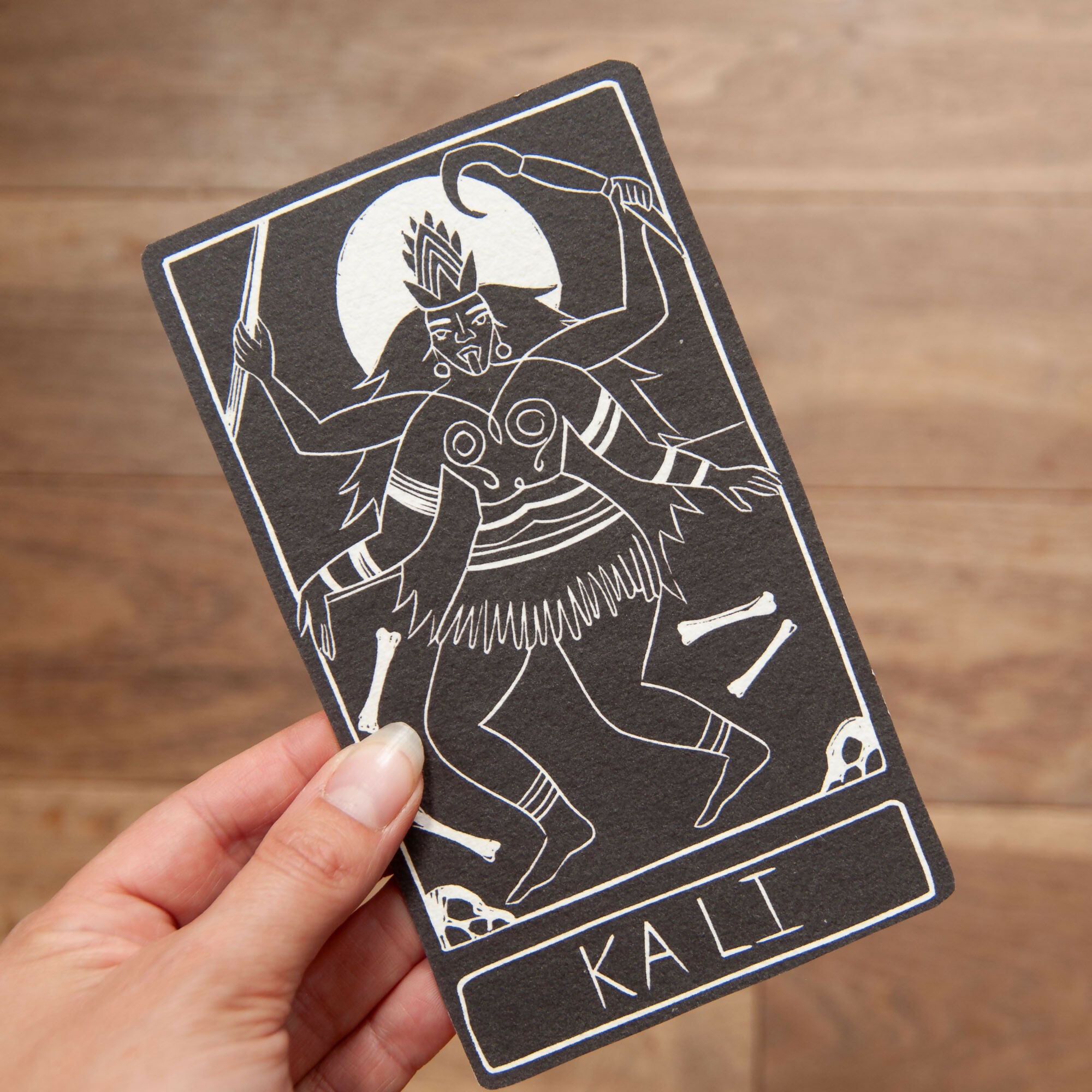 KALI GODDESS ALTAR CARD