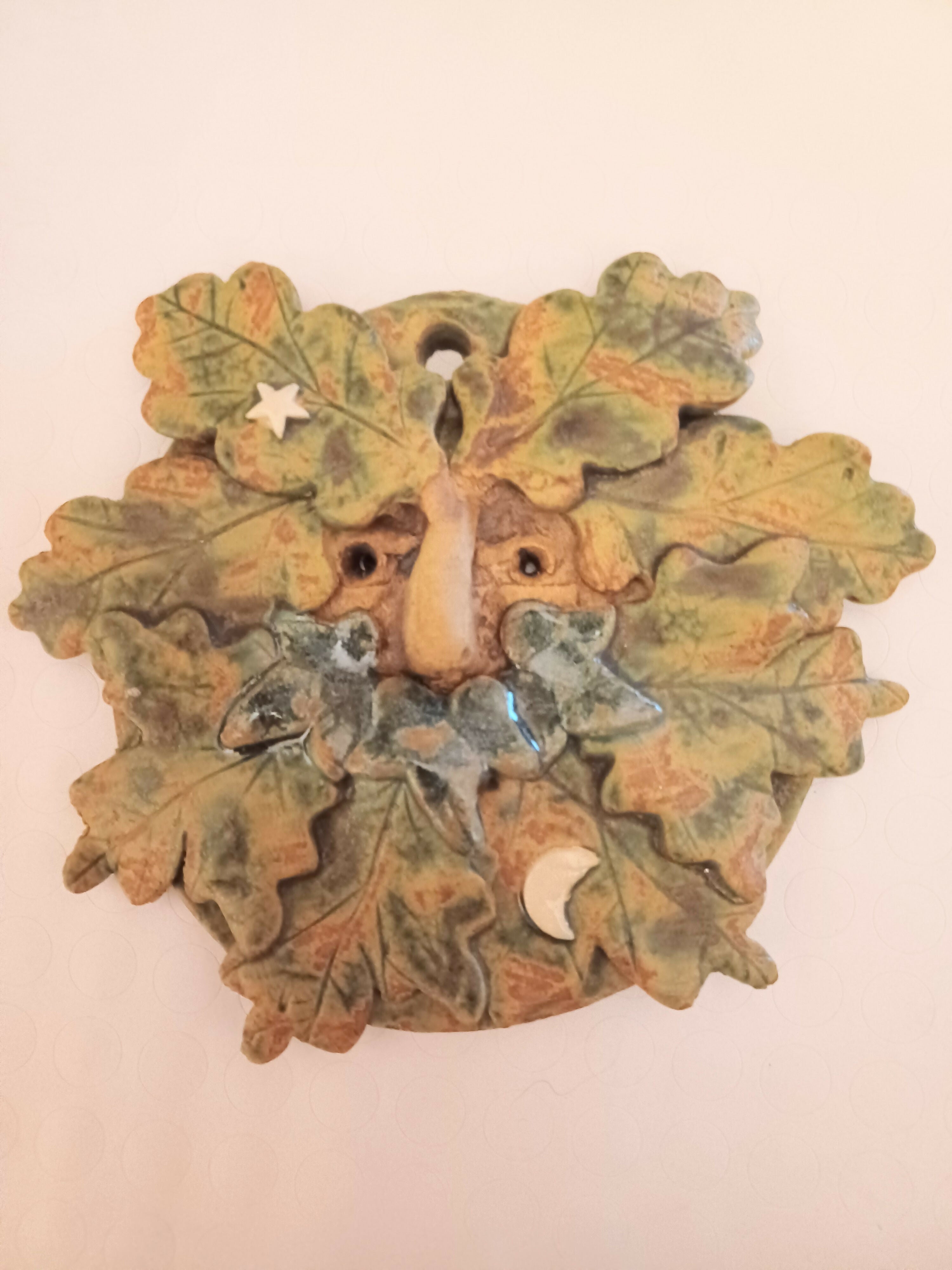 Small Greenman or Woman Plaque