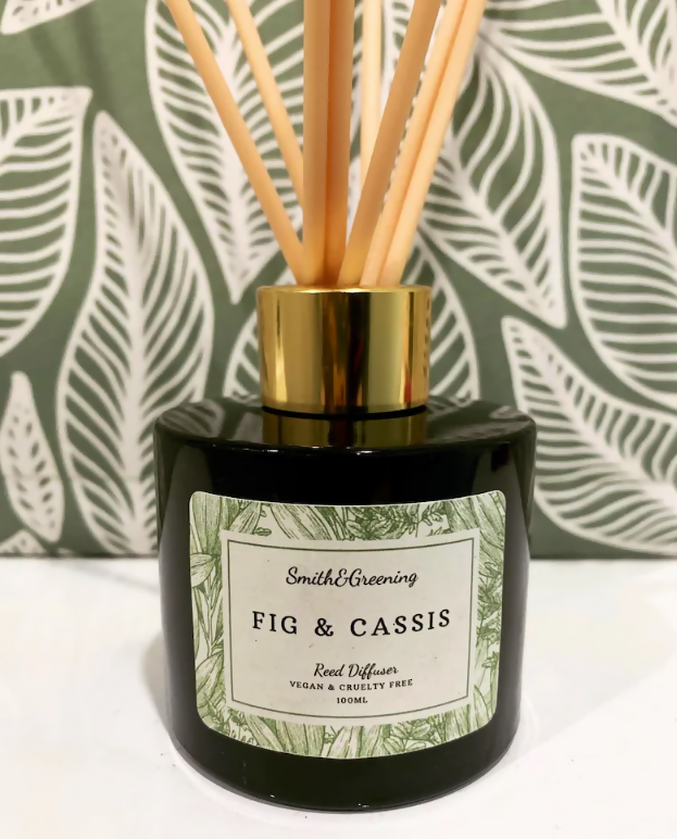 Hand Poured Fig & Cassis Reed Diffuser