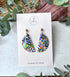 Funky Pattern Collection - Semi Circle Polymer Clay Earrings