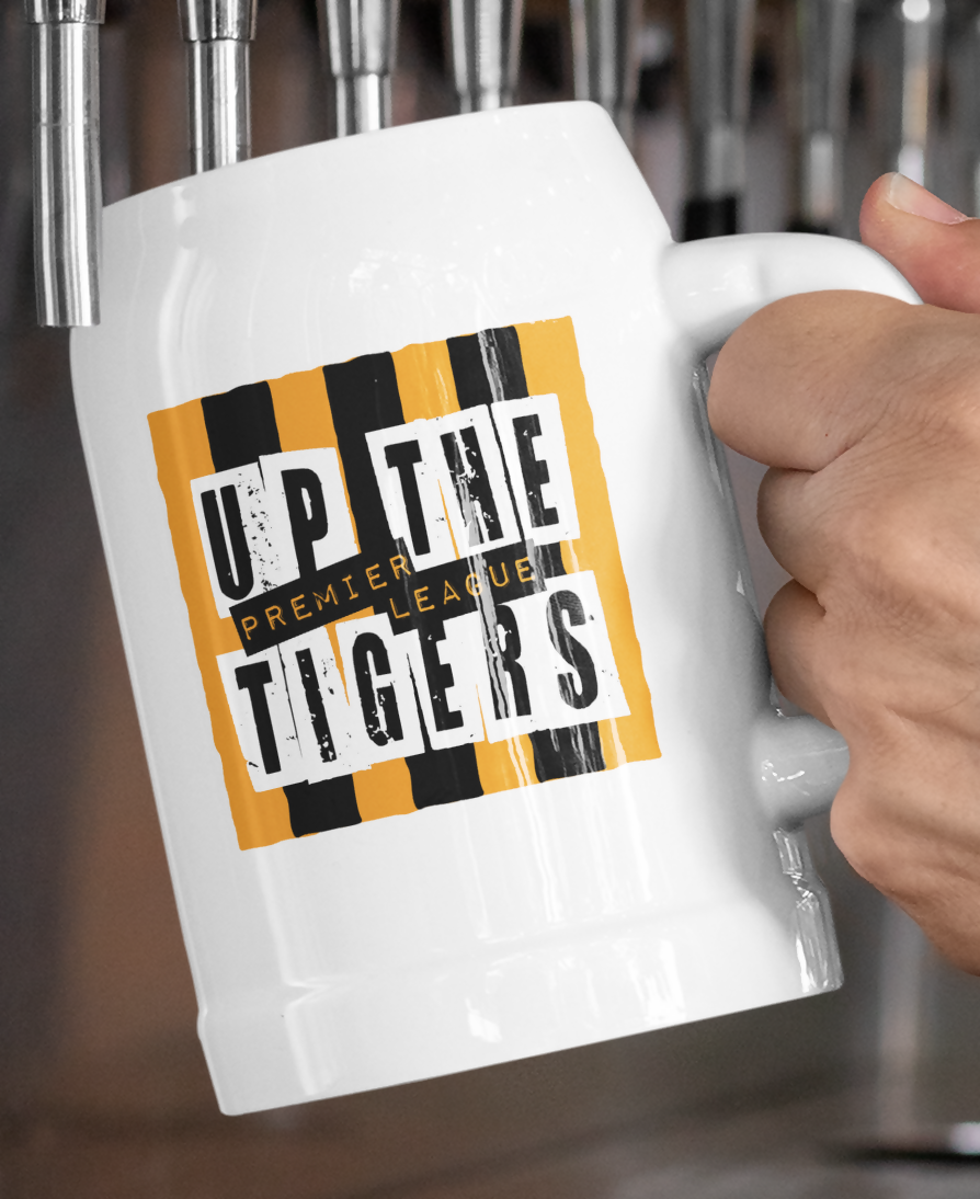 Hull City Beer Mug PREMIER ALE Design