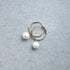 14-Karat Gold Filled & Freshwater Pearl Drop Hoop Earrings