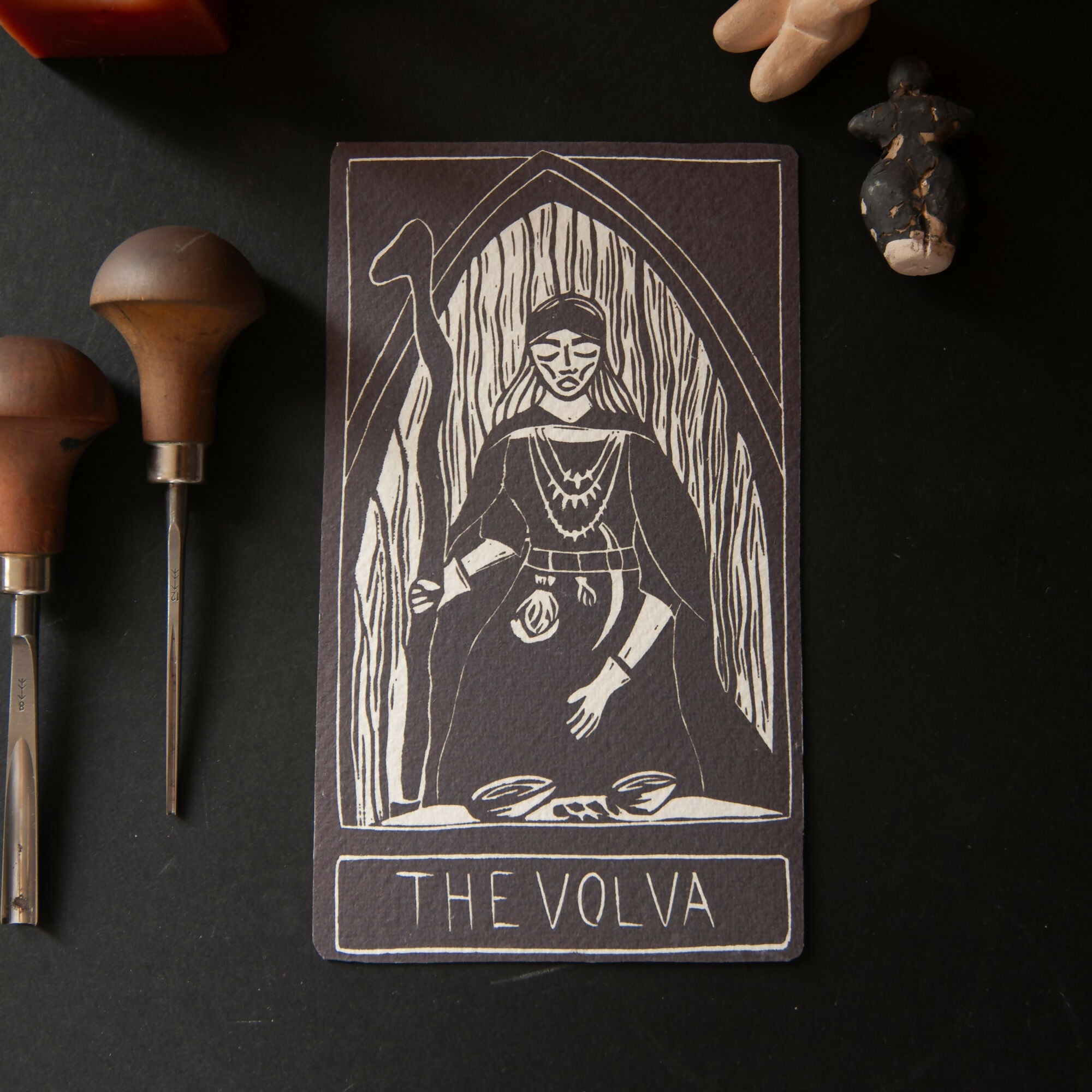 THE VOLVA GODDESS ALTAR CARD