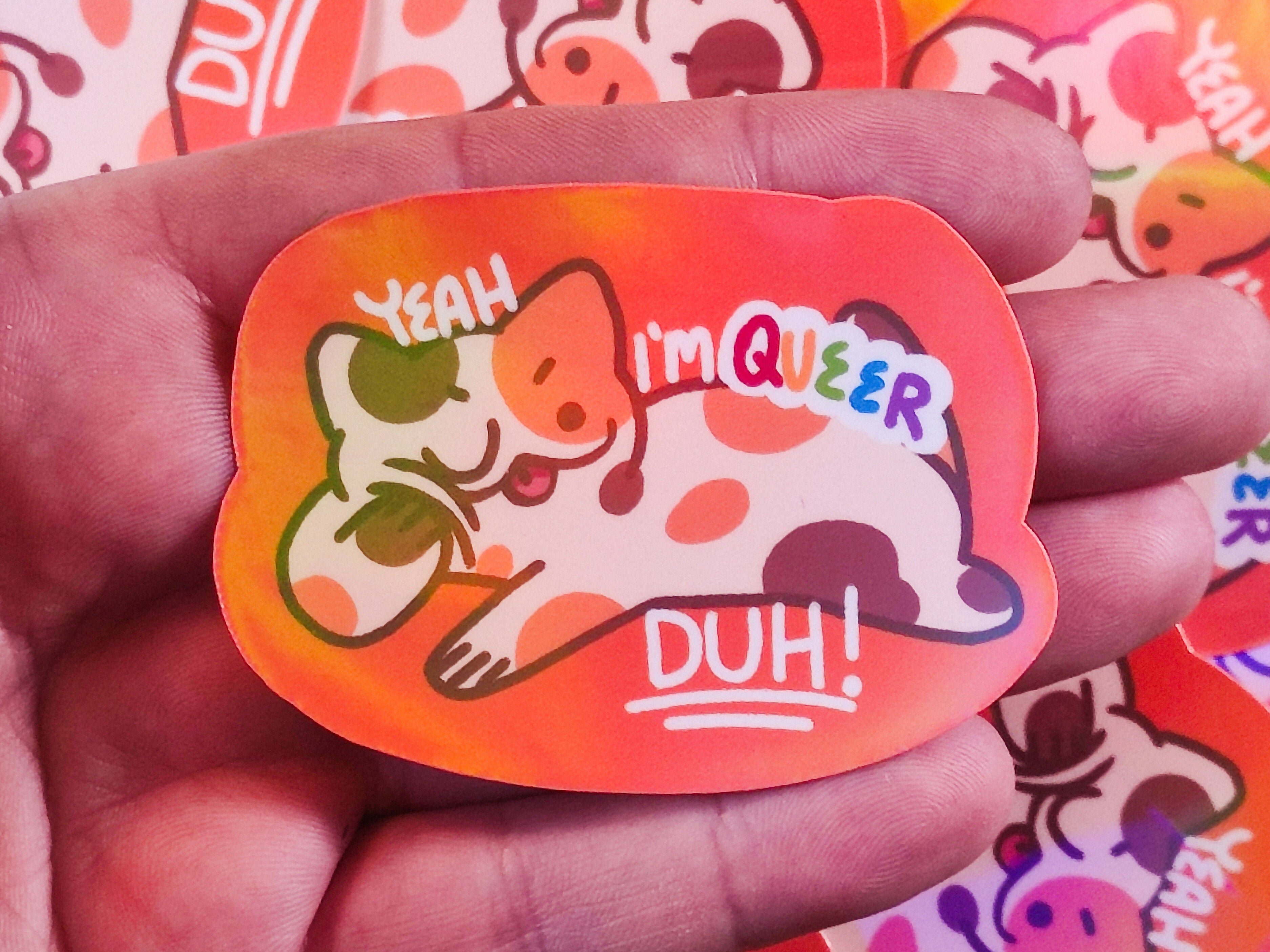 Queer Cat Vinyl Sticker