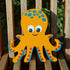 Hand Painted Wooden Octopus